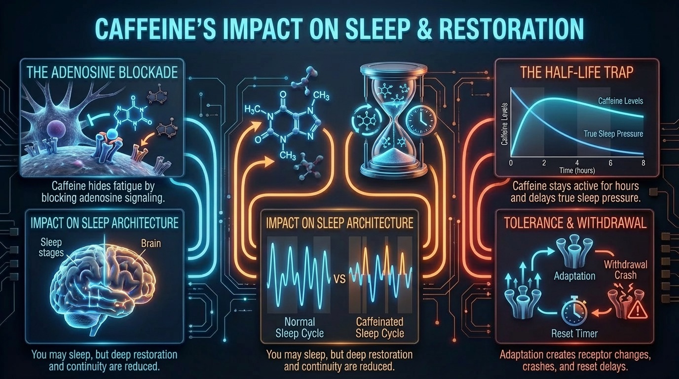 Caffeine antagonist interface visual