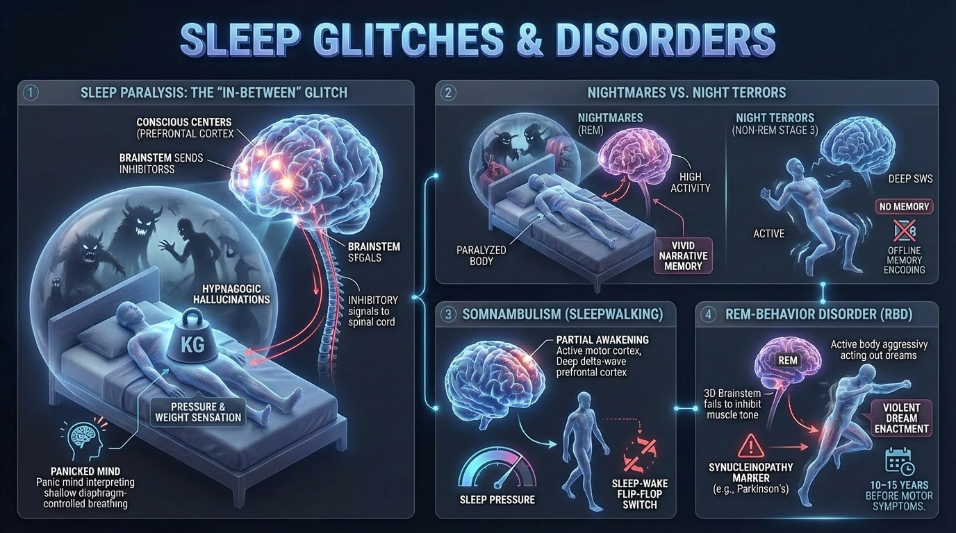 Sleep glitches visual