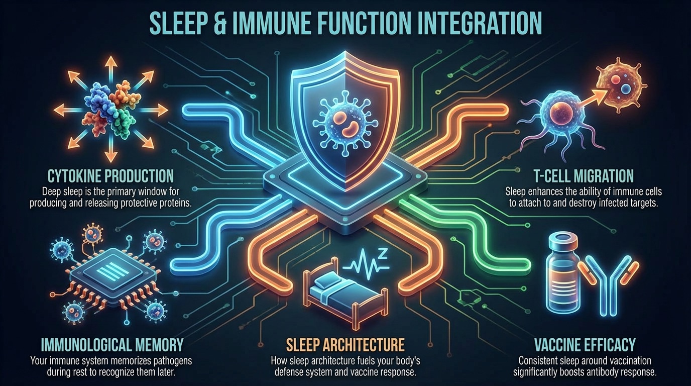 Sleep and immune system visual