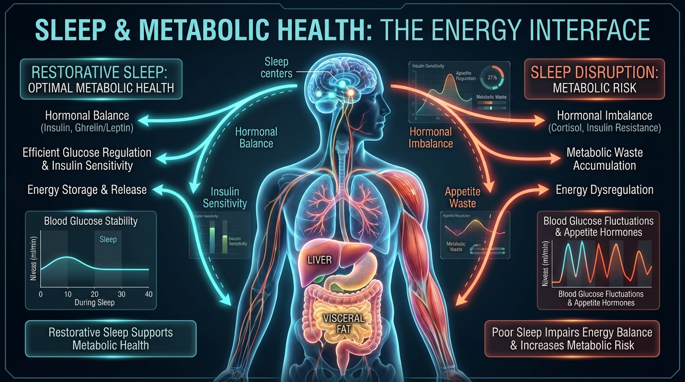 Metabolic-circadian interface visual